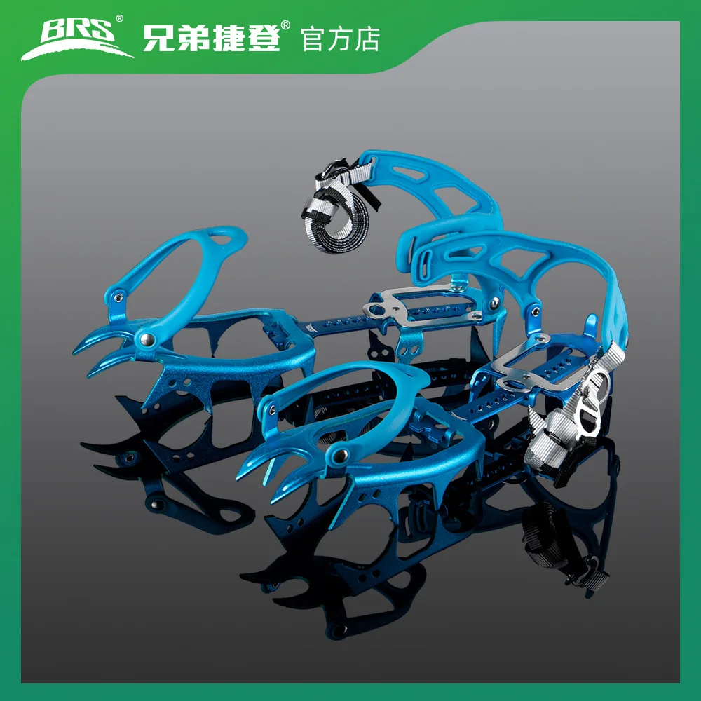 BRS-S3 blue Teeth Claws Crampons Shoes Ice Crampons Snow Non slip Cover Ice Gripper Manganese Steel Outdoor Ski Ice Climb
BRS-S3 blue Teeth Claws Crampons Shoes Ice Crampons Snow Non slip Cover Ice Gripper Manganese Steel Outdoor Ski Ice Climb