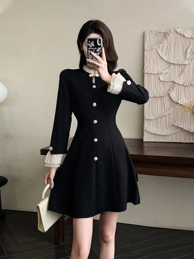 Stylish Black Autumn Winter New Style Small Fragrance Wind High End Women's plus Size Dress Short Skirt French Style Slim Fit...
Stylish Black Autumn Winter New Style Small Fragrance Wind High End Women's plus Size Dress Short Skirt French Style Slim Fit...