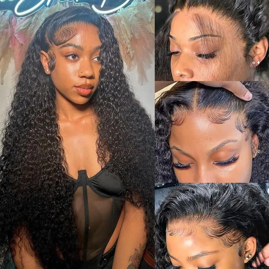 Wave 13x6 Lace Front Wigs Human Hair Pre Plucked 180 Density HD Transparent Water Wave Lace Frontal Wigs Human Hair for Women Cu
Wave 13x6 Lace Front Wigs Human Hair Pre Plucked 180 Density HD Transparent Water Wave Lace Frontal Wigs Human Hair for Women Cu