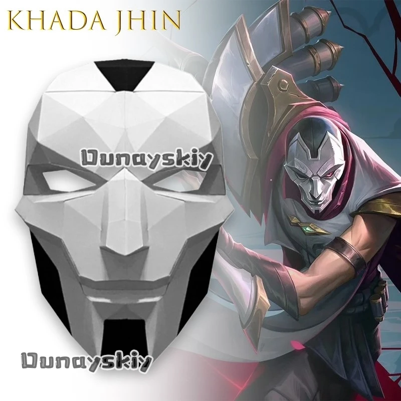 AKhada Jhin Oni Mask DIY Paper Halloween Party Adult Horror Male Cosplay Mask Material Package Costume Nofinished {BankaiMode}
AKhada Jhin Oni Mask DIY Paper Halloween Party Adult Horror Male Cosplay Mask Material Package Costume Nofinished {BankaiMode}