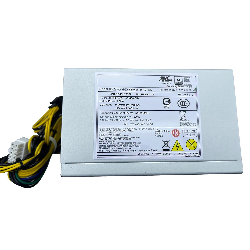 2026 New 10+8+8+8Pin 600W Power Supply Unit PSU FSP600-60AGPAA For SP50H29558 High-Performance Workstation Measurement Tools
2026 New 10+8+8+8Pin 600W Power Supply Unit PSU FSP600-60AGPAA For SP50H29558 High-Performance Workstation Measurement Tools