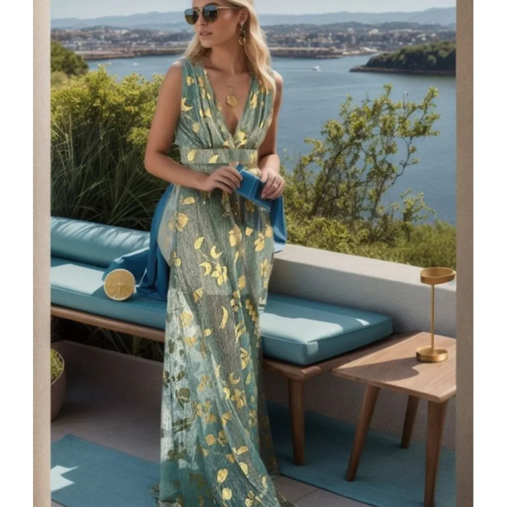 2025 Temperament Dress Banquet Vestidos Largos Elegant Evening Dresses Party Prom Sequin Vestido Simple Style V-neck Elegantes
2025 Temperament Dress Banquet Vestidos Largos Elegant Evening Dresses Party Prom Sequin Vestido Simple Style V-neck Elegantes