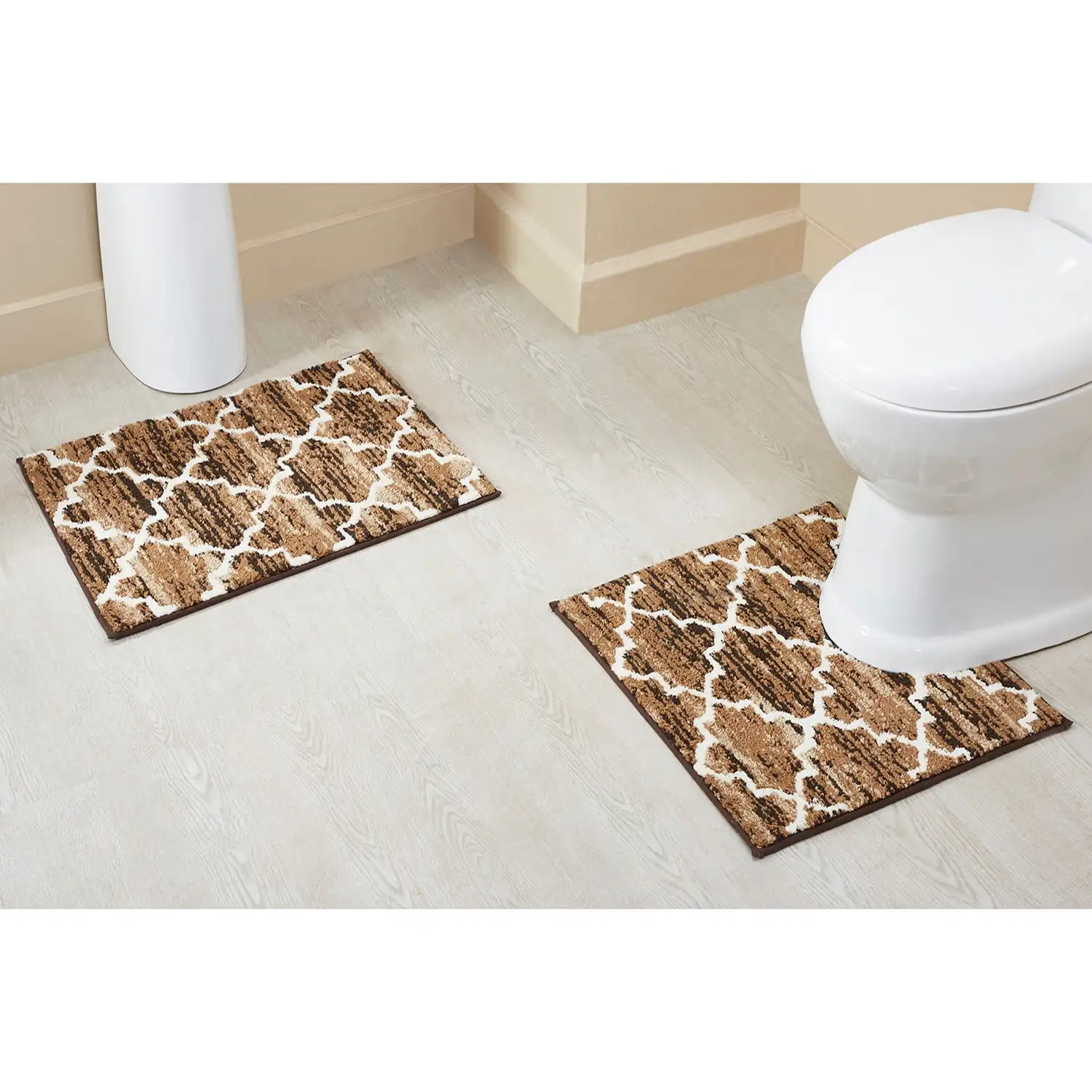 Batter Trends Savio Collection Micro Polyester 2 Pc (17 X 24 | 20 X 20) Bath Rug Set in Brown
Batter Trends Savio Collection Micro Polyester 2 Pc (17 X 24 | 20 X 20) Bath Rug Set in Brown