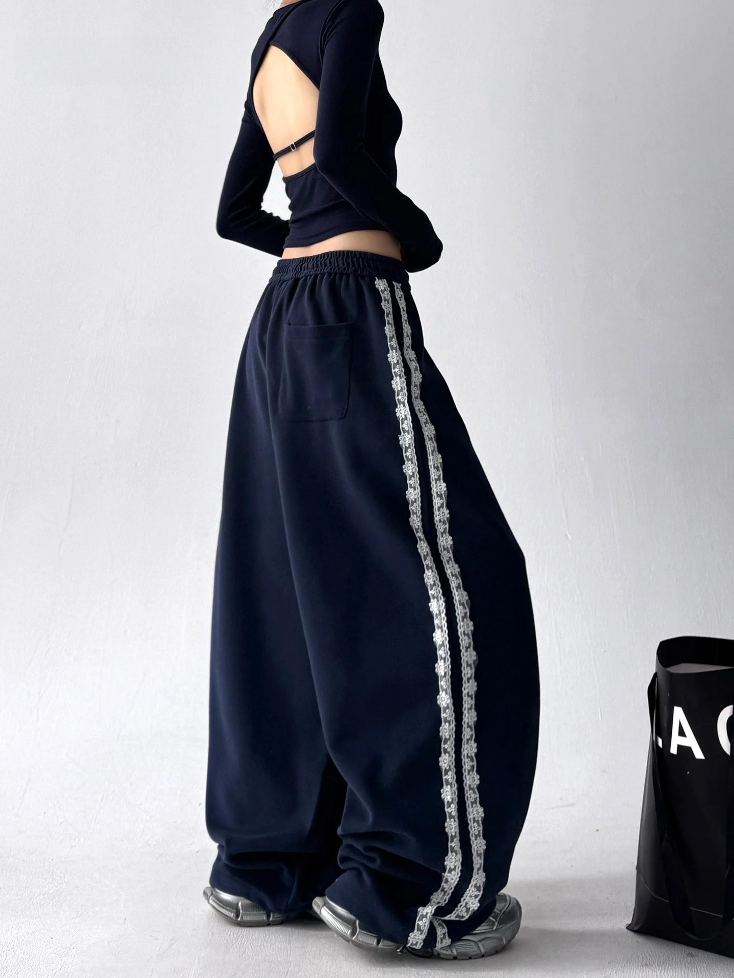 Women's Fce Lined Dstring Waist Casual Pants High Waist Straight Leg Polyester Cotton Blend Autumn Winter Faion
Women's Fce Lined Dstring Waist Casual Pants High Waist Straight Leg Polyester Cotton Blend Autumn Winter Faion