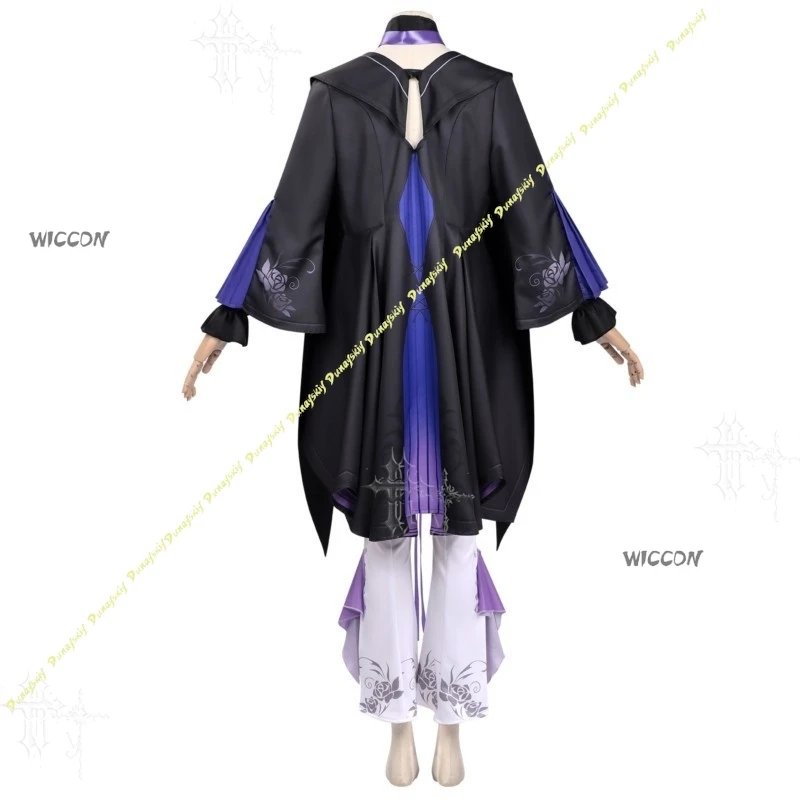 Jiuyuan Cosplay Game Neverness To Everness Costume Woman Jiu Yuan Trench Uniform Hat Prop Wig Set Party Play Outfit Purple Cos
Jiuyuan Cosplay Game Neverness To Everness Costume Woman Jiu Yuan Trench Uniform Hat Prop Wig Set Party Play Outfit Purple Cos