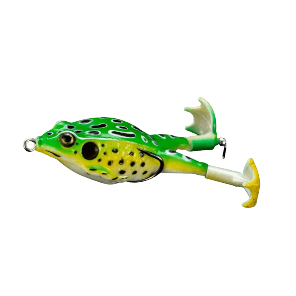 Double Propellers Frog Lure Floating Bait Rotating Tail Top Water Lure Rotating Flippers 3D Eyes Artificial Bait Bass Fishing
Double Propellers Frog Lure Floating Bait Rotating Tail Top Water Lure Rotating Flippers 3D Eyes Artificial Bait Bass Fishing