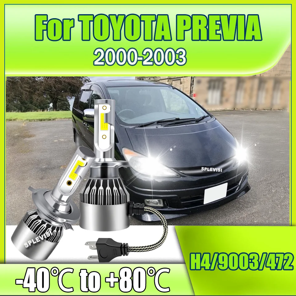 2Pcs LED Car Headlight 4500LM 45w 12v 6000K White H4 Lamp Light Long-Distance Illumination For TOYOTA PREVIA 2000 2001 2002 2003
2Pcs LED Car Headlight 4500LM 45w 12v 6000K White H4 Lamp Light Long-Distance Illumination For TOYOTA PREVIA 2000 2001 2002 2003