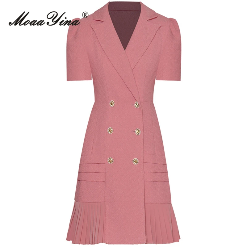 MoaaYina Summer Fashion Runway Black Vintage Office Dress Women Lapel Double Breasted Ruffles Package Buttocks Mini Short Dress
MoaaYina Summer Fashion Runway Black Vintage Office Dress Women Lapel Double Breasted Ruffles Package Buttocks Mini Short Dress