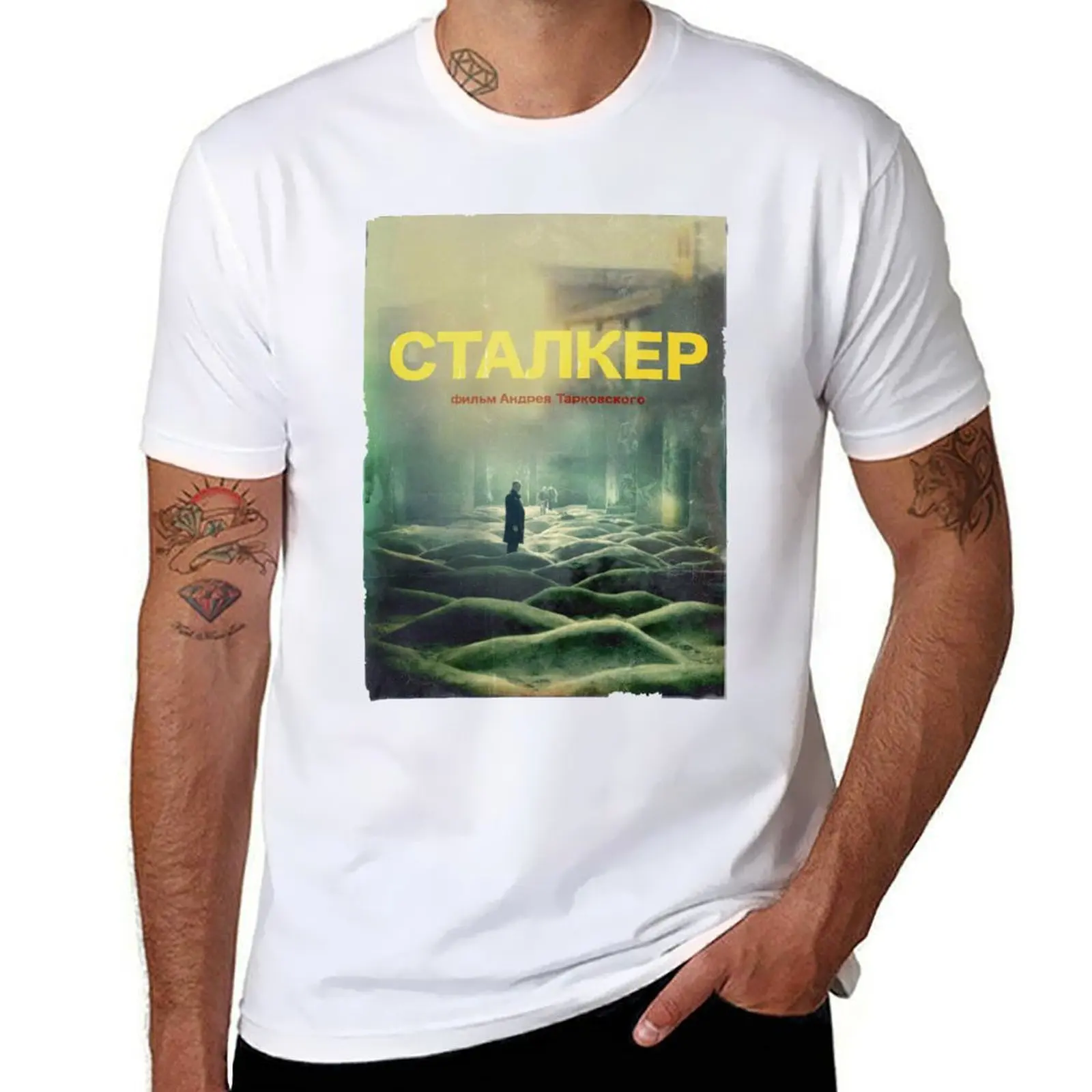 STALKER a film by Andrei Tarkovsky / Fan Art poster T-Shirt printed t shirts for man man t shirts for men casual T-Shirt
STALKER a film by Andrei Tarkovsky / Fan Art poster T-Shirt printed t shirts for man man t shirts for men casual T-Shirt