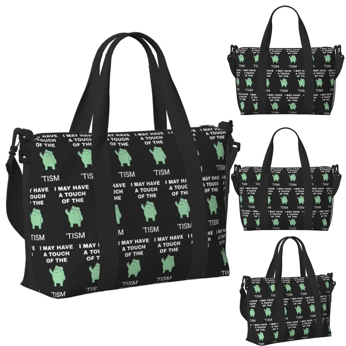 Custom I May Have A Touch Of The Tism Beach Travel Bag Large Capacity Tote Bags for Gym Sport Women Shopping Duffle Shoulder Bag
Custom I May Have A Touch Of The Tism Beach Travel Bag Large Capacity Tote Bags for Gym Sport Women Shopping Duffle Shoulder Bag