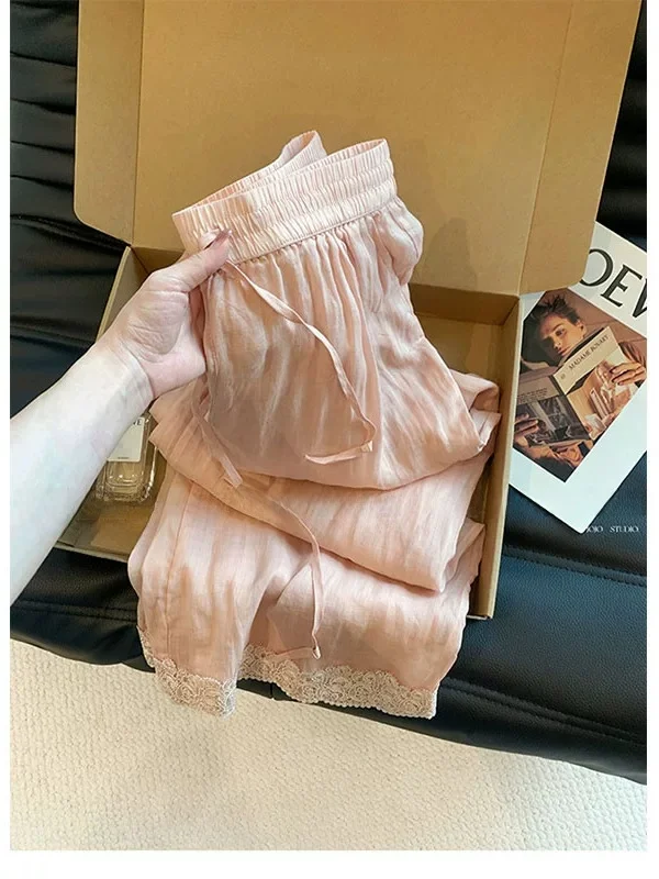 Extra Large 300 Pounds American Embroidery Patchwork Casual Pants Women Summer Thin Loose Slimming Drapey Wide Leg Pants
Extra Large 300 Pounds American Embroidery Patchwork Casual Pants Women Summer Thin Loose Slimming Drapey Wide Leg Pants