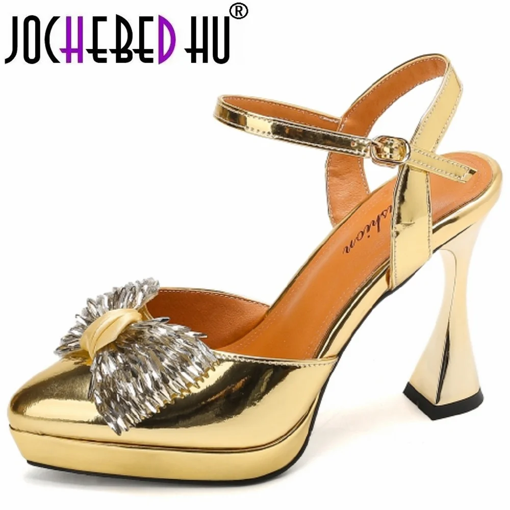 【JOCHEBED HU】Summer Handmade Genuine Leather High Heels All-Match Waterproof Platform Sandals Women's oes Breathable 34-41
【JOCHEBED HU】Summer Handmade Genuine Leather High Heels All-Match Waterproof Platform Sandals Women's oes Breathable 34-41