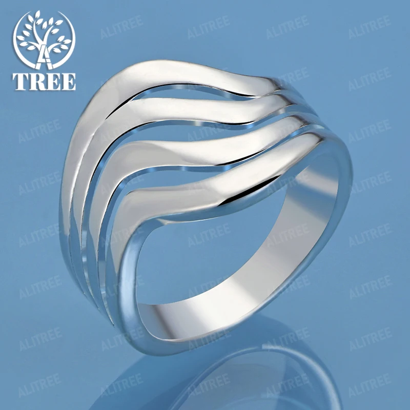 Personalized Design 925 Sterling Silver Multi-Layer Wave Ring For Women To Wear Elegant Jewelry Engagement Party Gift Accessorie
Personalized Design 925 Sterling Silver Multi-Layer Wave Ring For Women To Wear Elegant Jewelry Engagement Party Gift Accessorie