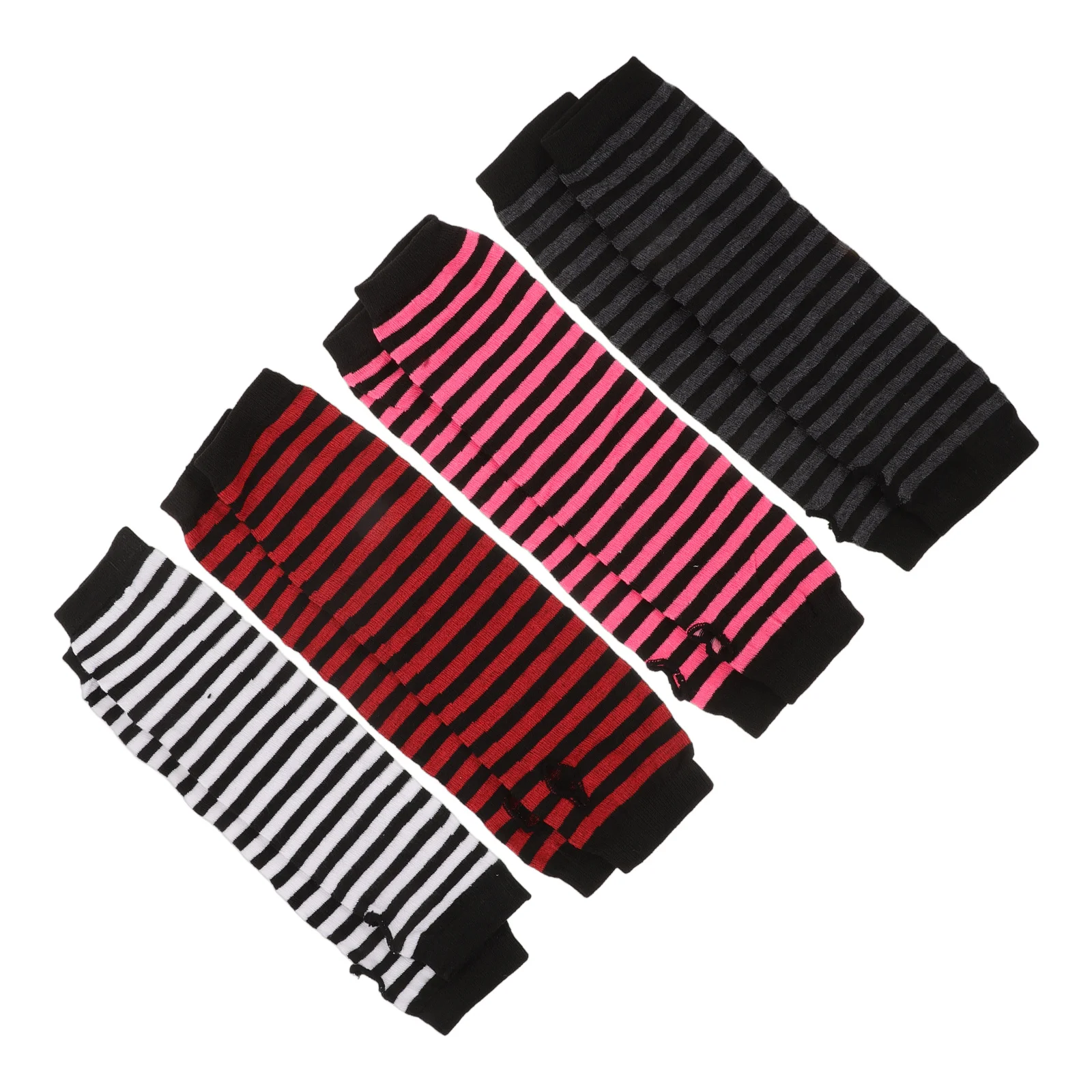 4 Pairs Half Finger Gloves Arm Warmers Striped Elbow Length Knit Winter Women Knit Arm Warmer Gloves Touchscreen
4 Pairs Half Finger Gloves Arm Warmers Striped Elbow Length Knit Winter Women Knit Arm Warmer Gloves Touchscreen