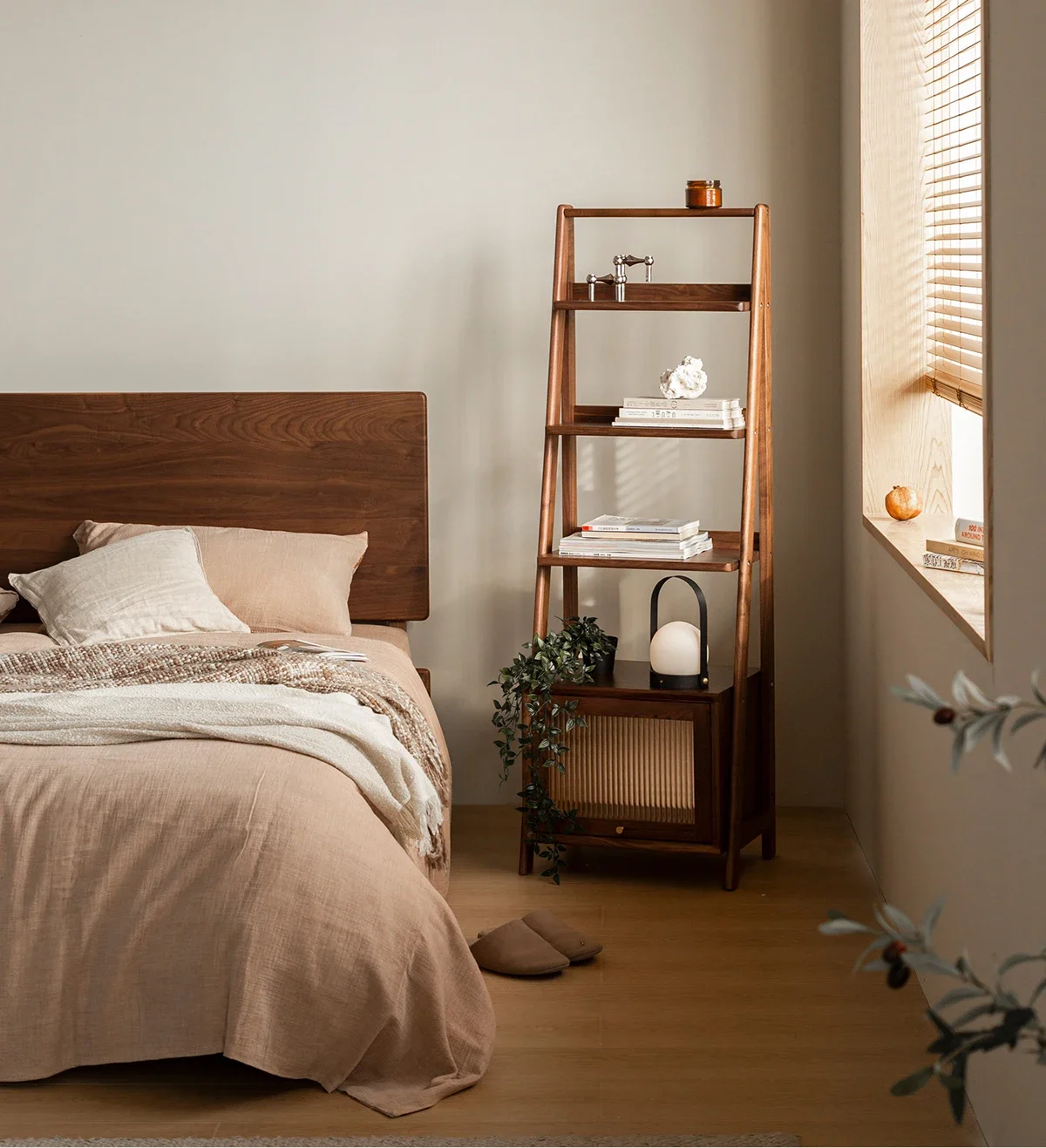 Solid Wood Bookshelf Nordic Bedroom Bookcase Living Room Storage Storage Multi-Layer Japanese Storage TV Side Cabinet
Solid Wood Bookshelf Nordic Bedroom Bookcase Living Room Storage Storage Multi-Layer Japanese Storage TV Side Cabinet