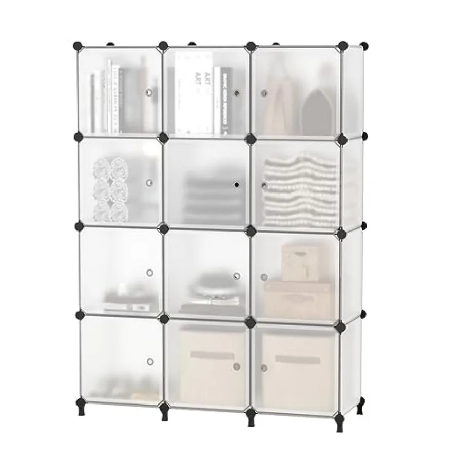 12 Cube Storage Organizer, DIY Plastic Storage Shelf, Modular Storage Bookshelf, Stackable Storage Shelving Rack for Home Offic
12 Cube Storage Organizer, DIY Plastic Storage Shelf, Modular Storage Bookshelf, Stackable Storage Shelving Rack for Home Offic