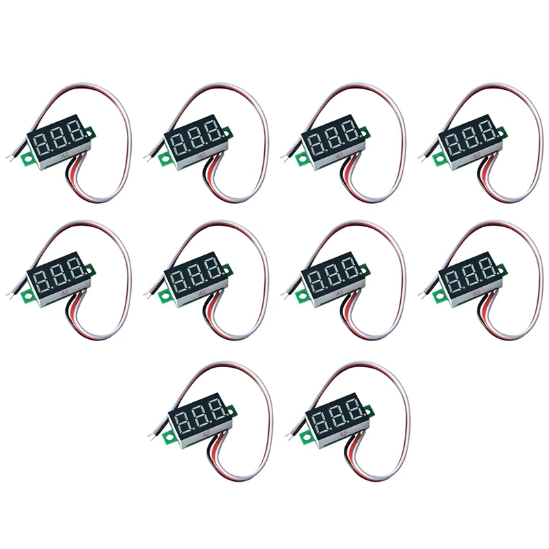 DC Digital Voltmeter Heads 0.36Inch LED Digital Voltmeter DC 0-30.0V Motorcycle Voltmeter Three-Wire
DC Digital Voltmeter Heads 0.36Inch LED Digital Voltmeter DC 0-30.0V Motorcycle Voltmeter Three-Wire