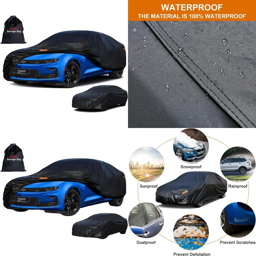 Custom Tailored Car Cover for 2010-2025 Chevrolet Camaro - Waterproof, UV-Protected Outdoor Cover in Black
Custom Tailored Car Cover for 2010-2025 Chevrolet Camaro - Waterproof, UV-Protected Outdoor Cover in Black
