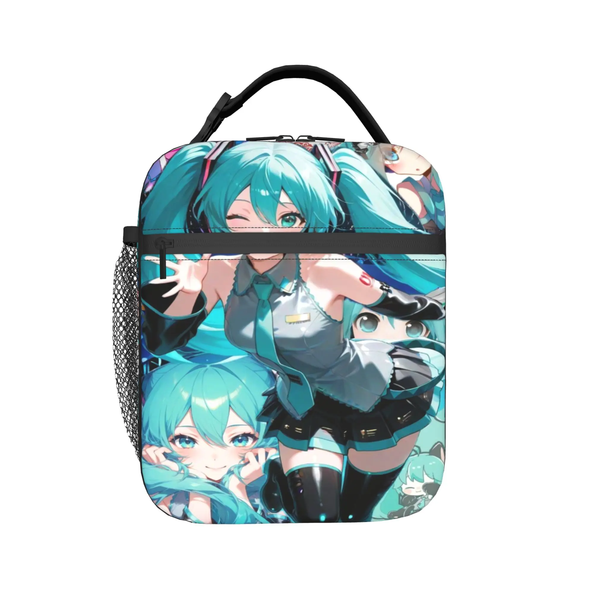 Custom Hatsunes Anime Mikus Thermal Insulated Lunch Bags Anime Portable Lunch Container for School Multifunction Food Box
Custom Hatsunes Anime Mikus Thermal Insulated Lunch Bags Anime Portable Lunch Container for School Multifunction Food Box