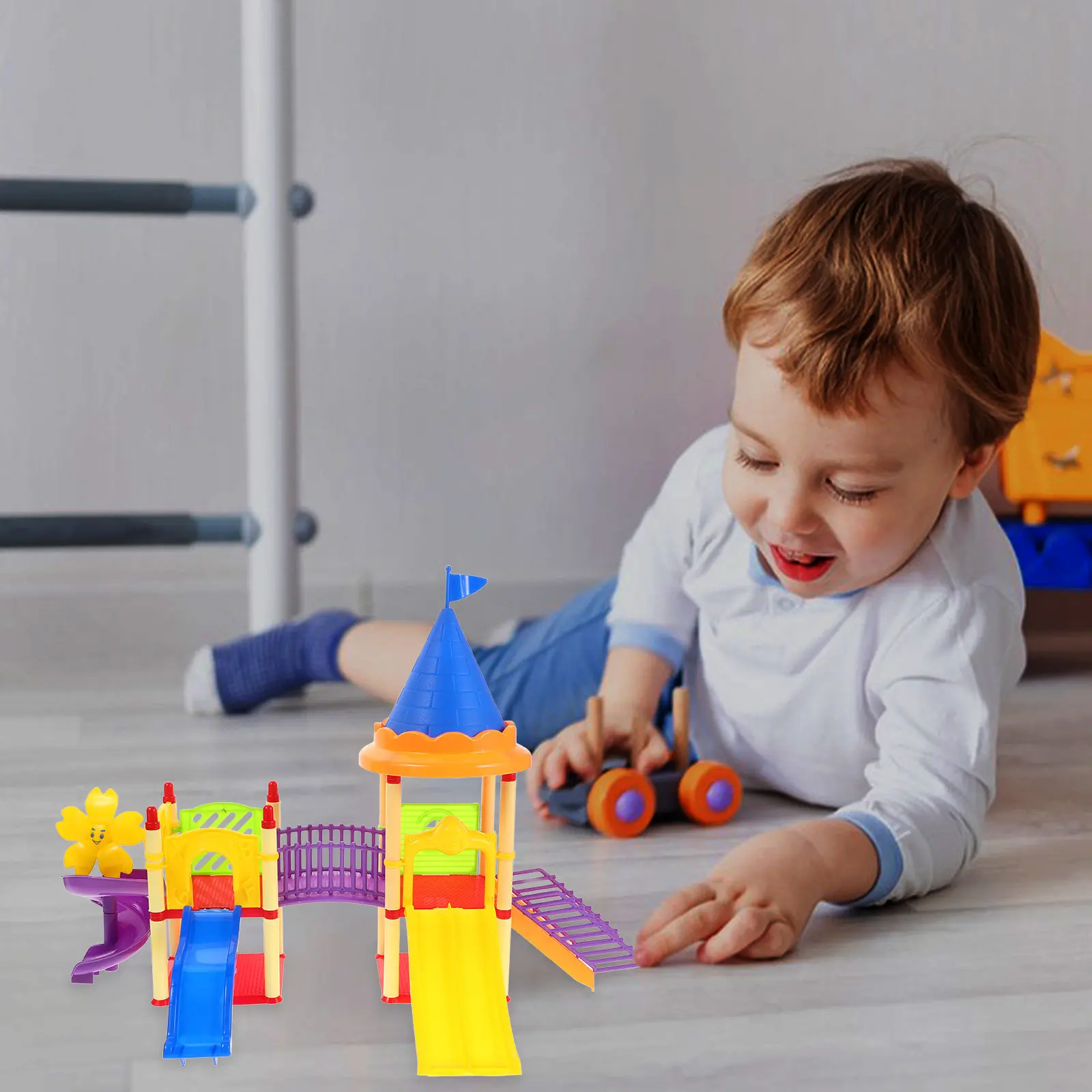 Набор миниатюрных детских горок и игровых площадок: украшение для мини-домика, аксессуар для игрового домика
Набор миниатюрных детских горок и игровых площадок: украшение для мини-домика, аксессуар для игрового домика