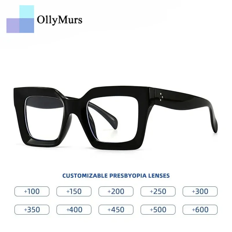 Очки OLLYMURS Vintage Oversize с антибликовым покрытием и защитой от синего света, квадратные, для женщин и мужчин, готовые очки для пресбиопии, с возможностью индивидуальной настройки линз
Очки OLLYMURS Vintage Oversize с антибликовым покрытием и защитой от синего света, квадратные, для женщин и мужчин, готовые очки для пресбиопии, с возможностью индивидуальной настройки линз