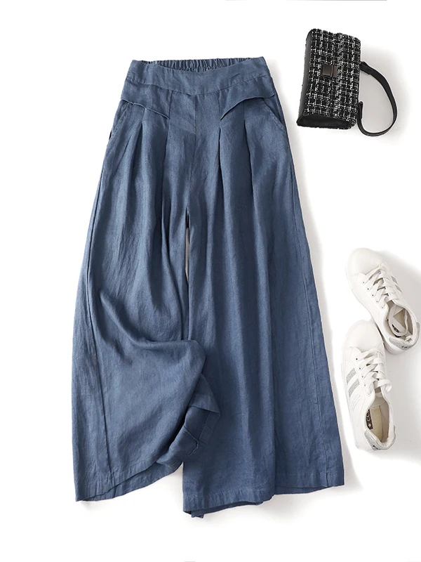 Женские летние брюки-юбка с высокой талией, широкими штанинами, из хлопка и льна, свободного кроя, стройнящие, повседневные, прямые, длиной 7/8
Женские летние брюки-юбка с высокой талией, широкими штанинами, из хлопка и льна, свободного кроя, стройнящие, повседневные, прямые, длиной 7/8