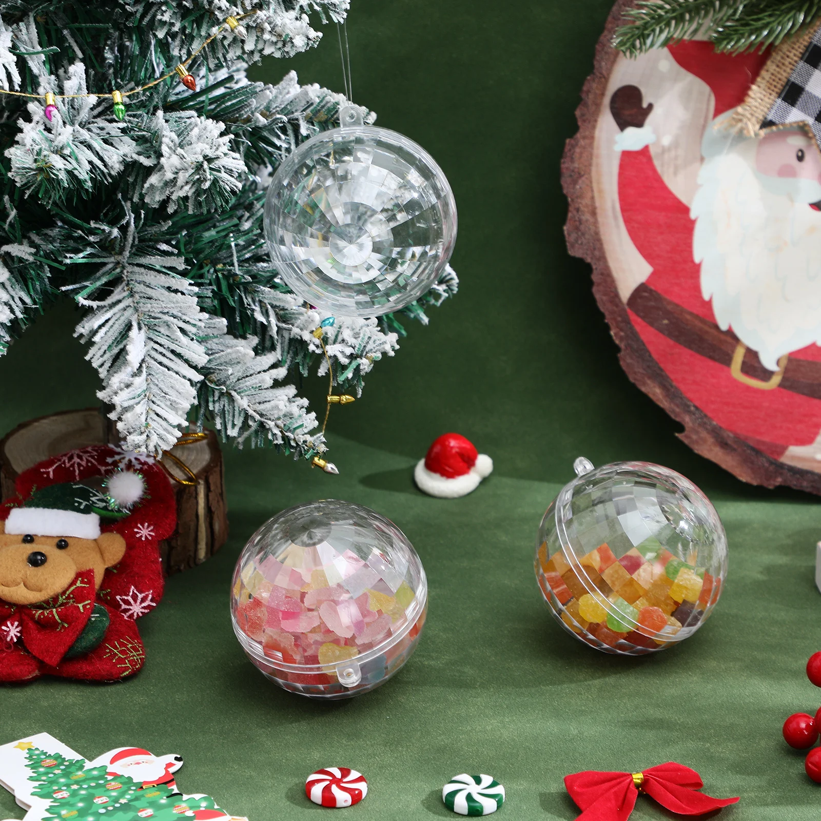 10pcs Refractive Transparent Ball Wedding Candy Box Plastic Chocolate Holder For Party Favors Christmas
10pcs Refractive Transparent Ball Wedding Candy Box Plastic Chocolate Holder For Party Favors Christmas