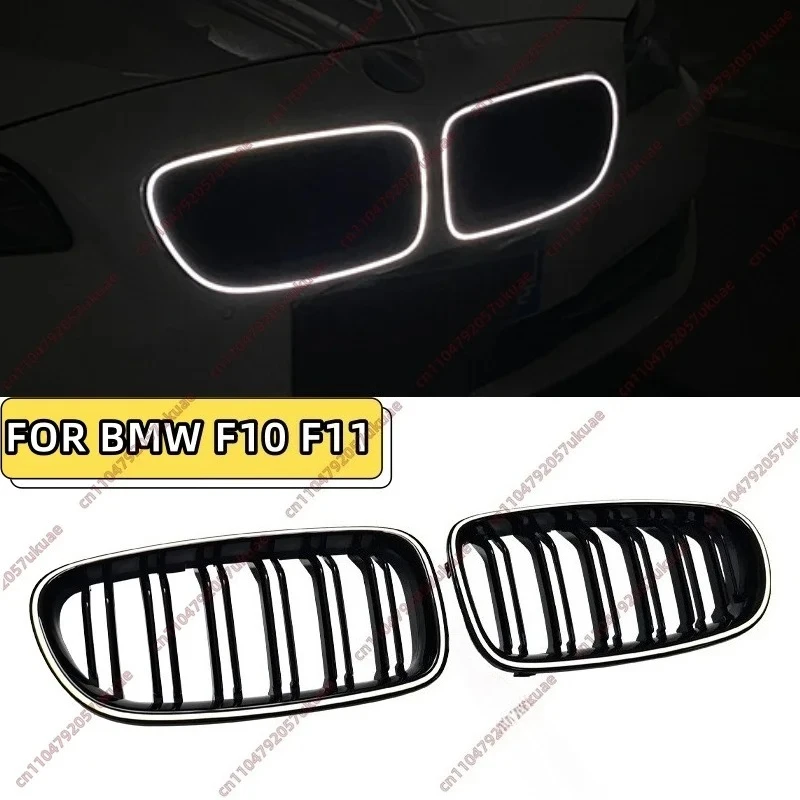 2pcs Gloss Black Kidney Grille Led Light Racing Grille Luminous Grilles for BMW 5 Series F10 F11 F18 2010-2017 With Control Unit
2pcs Gloss Black Kidney Grille Led Light Racing Grille Luminous Grilles for BMW 5 Series F10 F11 F18 2010-2017 With Control Unit