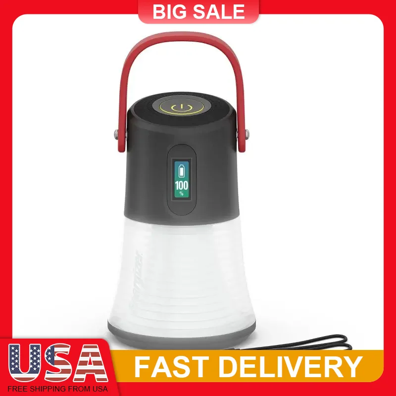 Rechargeable LED Lantern 500LM 3 Modes Power Indicator Water Resistant 360° Light Rechargeable for Camping Emergency Outdoor
Rechargeable LED Lantern 500LM 3 Modes Power Indicator Water Resistant 360° Light Rechargeable for Camping Emergency Outdoor
