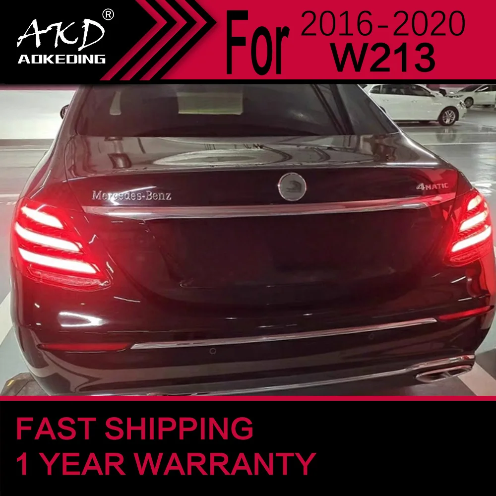 AKD Car Lights for BENZ W213 LED Tail Light 2016-2020 E200 E260 E300 Brake Signal DRL Reverse Automotive Accessories
AKD Car Lights for BENZ W213 LED Tail Light 2016-2020 E200 E260 E300 Brake Signal DRL Reverse Automotive Accessories