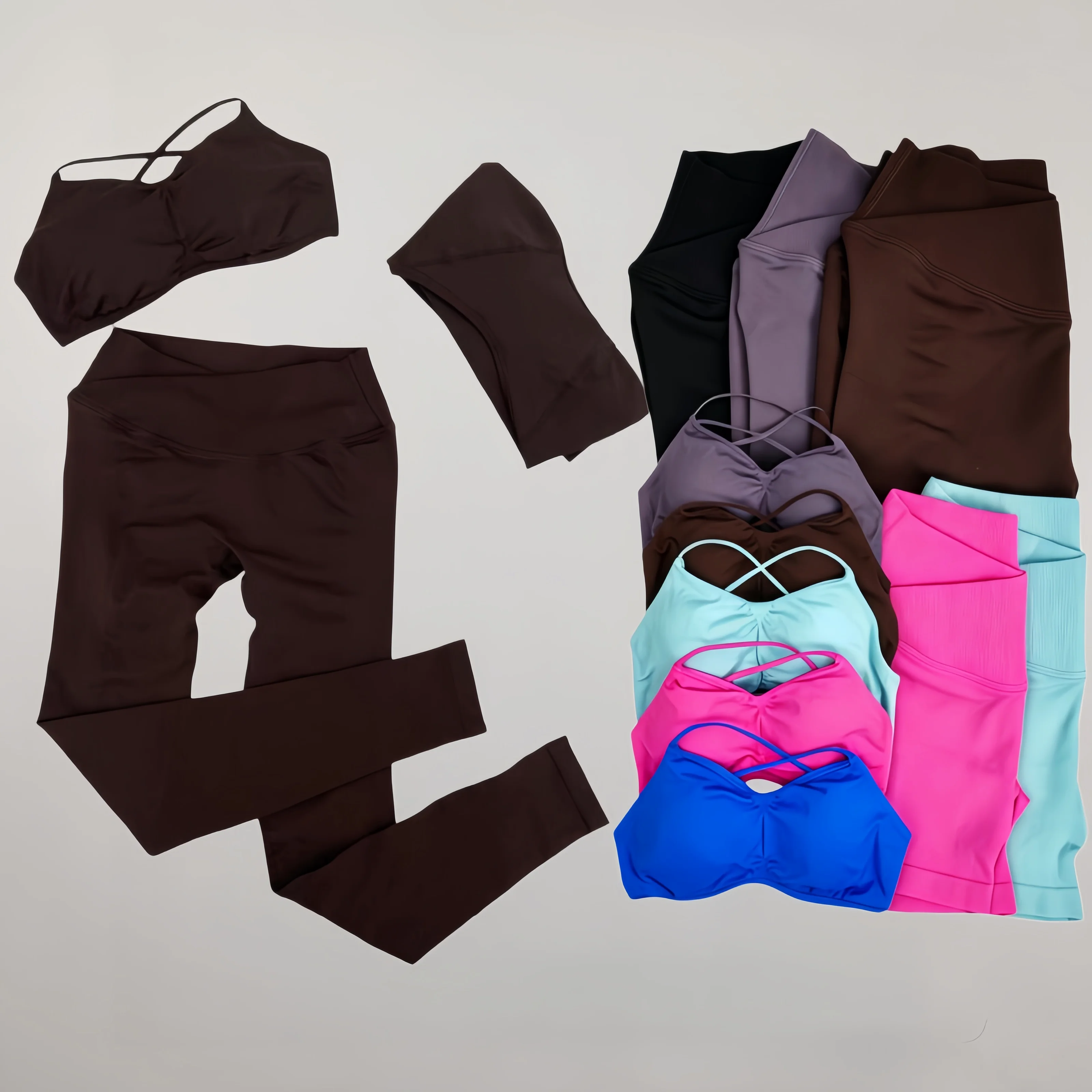 Yoga Vision Shrug 3 Pieces Top Leggings Gym Set Women's Solid Color Casual Outdoor Fitness Training Clothes Daily Sports Gym Set
Yoga Vision Shrug 3 Pieces Top Leggings Gym Set Women's Solid Color Casual Outdoor Fitness Training Clothes Daily Sports Gym Set