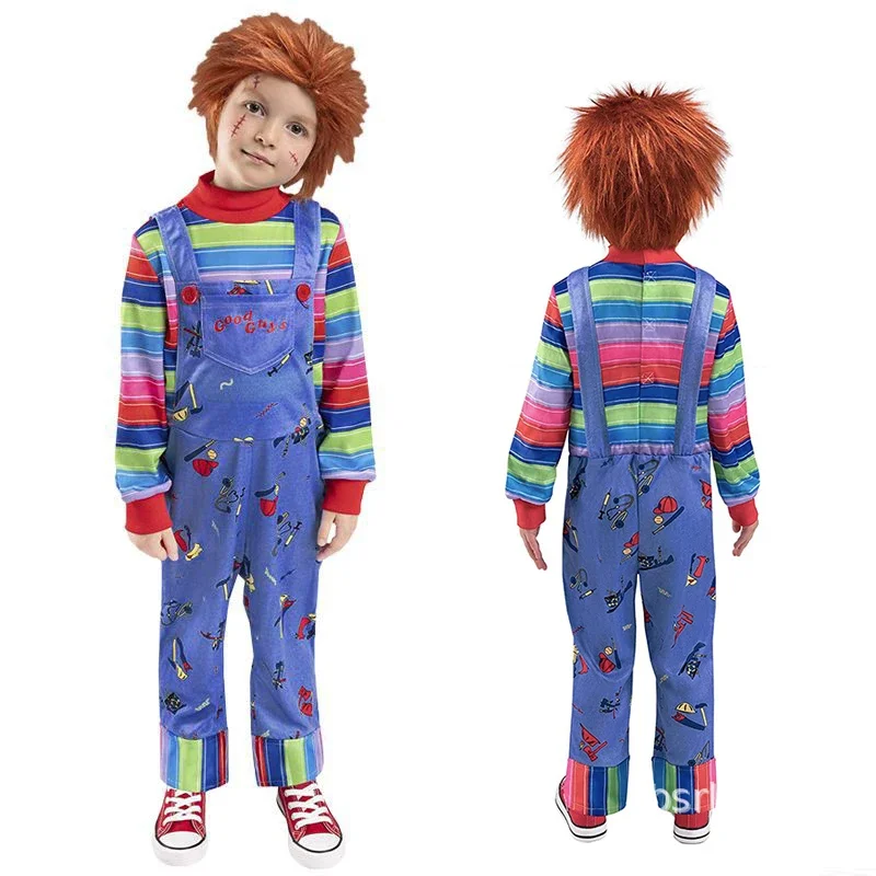 2025 New Anime Chucky Cosplay Costume Kids Scary Game Jumpsuits Children Halloween Gift for GirlQAQ1
2025 New Anime Chucky Cosplay Costume Kids Scary Game Jumpsuits Children Halloween Gift for GirlQAQ1