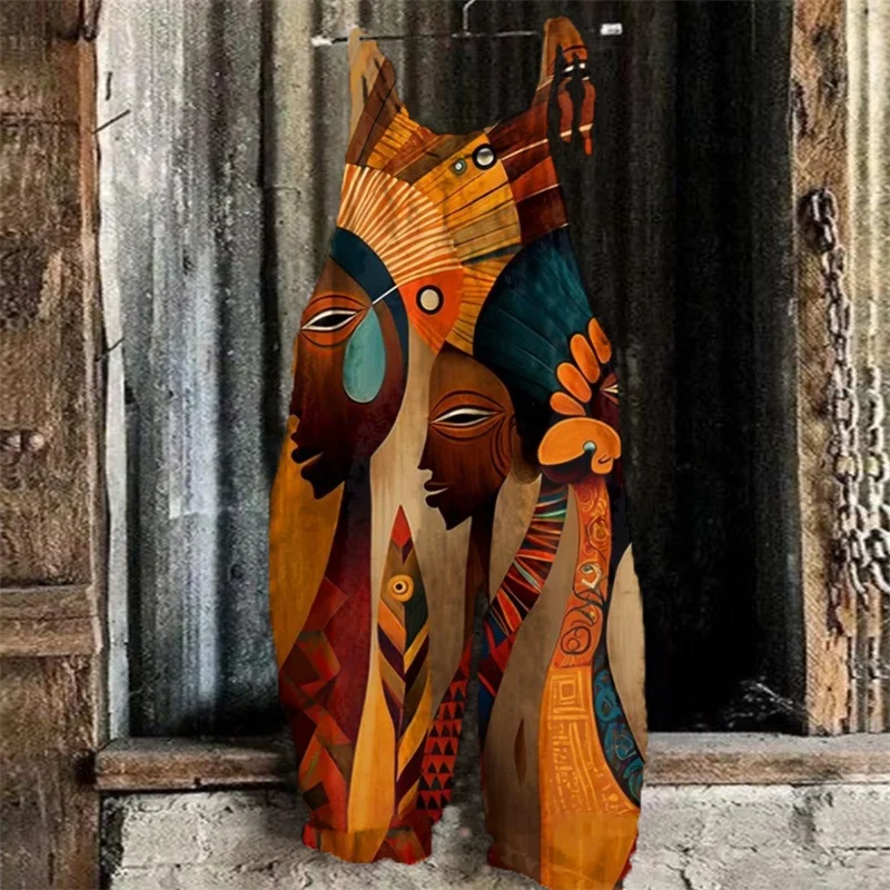 Retro Fashion Ethnic Pattern 3D Printed CverAlls, Koose and Comfortable Casual Women's Plus Size Jumpsuit For Summer 2025
Retro Fashion Ethnic Pattern 3D Printed CverAlls, Koose and Comfortable Casual Women's Plus Size Jumpsuit For Summer 2025