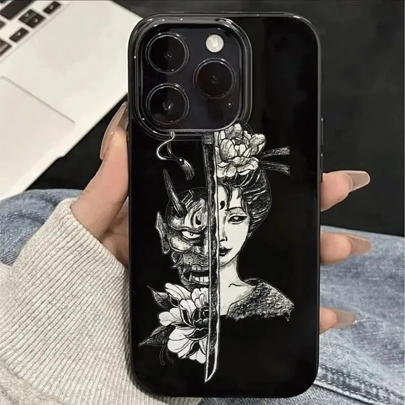 Japane Sketch ghosts and monsters Geisha Soft silicone Phone Case for iPhone 11 12 13 14 15 16 17 Pro Max 15 16Plus Cover
Japane Sketch ghosts and monsters Geisha Soft silicone Phone Case for iPhone 11 12 13 14 15 16 17 Pro Max 15 16Plus Cover