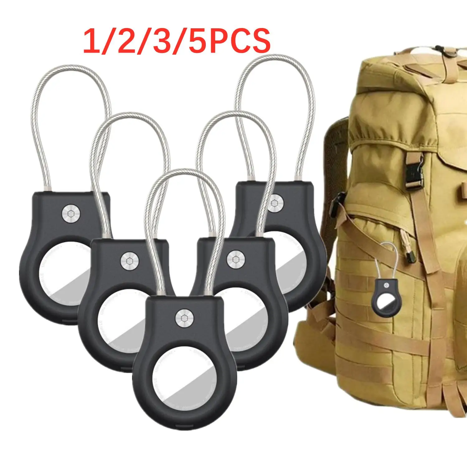 LOT Compatible With Apple AirTag Secure Holder With Wire Cable Air Tag Lock Case Keychain Key Key Chain Luggage Tag For Keys
LOT Compatible With Apple AirTag Secure Holder With Wire Cable Air Tag Lock Case Keychain Key Key Chain Luggage Tag For Keys