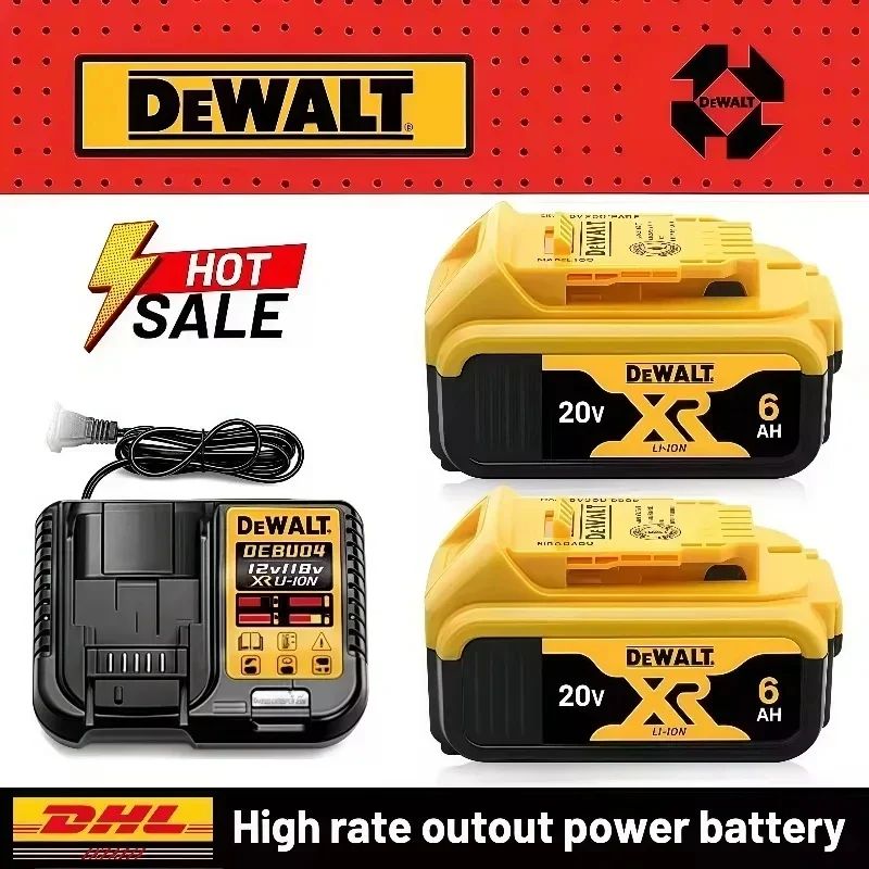 Original DeWalt 6Ah 20V battery replaceable DCB184 DCB200 DCF892 DCF845 DCF850 DCF911 DCD800 DCD805 Tools Battery
Original DeWalt 6Ah 20V battery replaceable DCB184 DCB200 DCF892 DCF845 DCF850 DCF911 DCD800 DCD805 Tools Battery