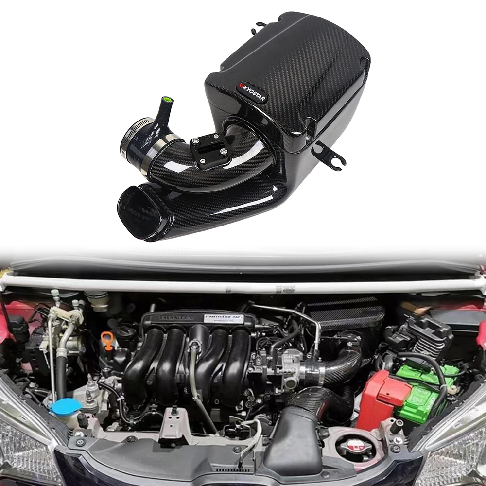 High Quality Dry Carbon Fiber Cold Air Intake System For Honda Jazz /Honda Fit GK5 1.5L 2015-2020
High Quality Dry Carbon Fiber Cold Air Intake System For Honda Jazz /Honda Fit GK5 1.5L 2015-2020
