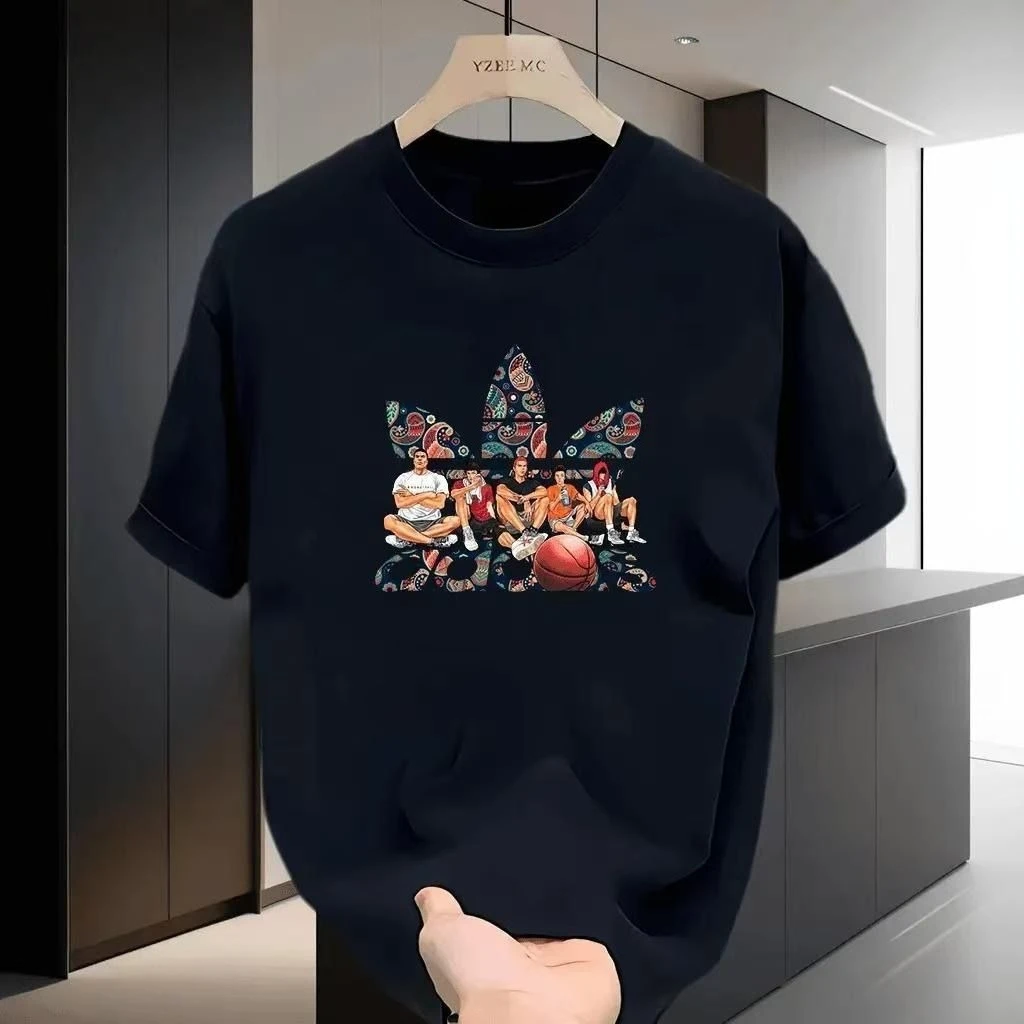 Luxury Brand T-Shirt Men Women Fashion Crew Neck Short Sleeve Cotton Tees American Retro Men's T-shirt Anime Slam Dunk Tops
Luxury Brand T-Shirt Men Women Fashion Crew Neck Short Sleeve Cotton Tees American Retro Men's T-shirt Anime Slam Dunk Tops
