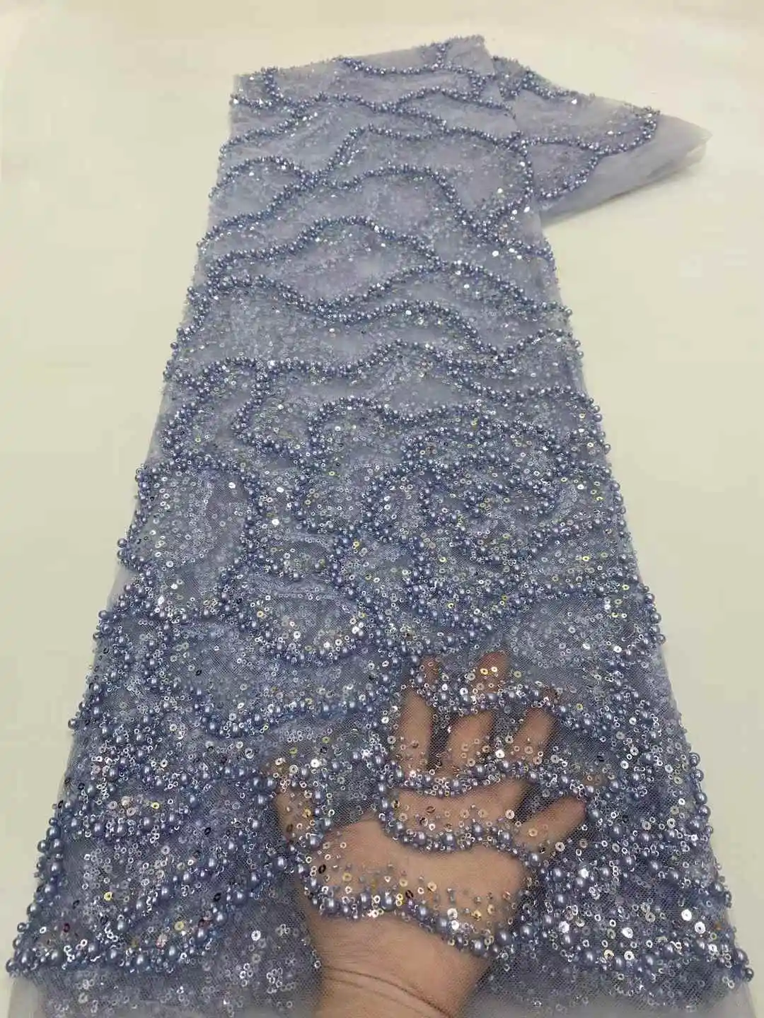 2025 Luxury African Groom Luxury Beaded Tulle Lace Fabric Nigerian Handmade Heavy Sequins Pearls Mesh Lace Fabric Bridal Wedding
2025 Luxury African Groom Luxury Beaded Tulle Lace Fabric Nigerian Handmade Heavy Sequins Pearls Mesh Lace Fabric Bridal Wedding