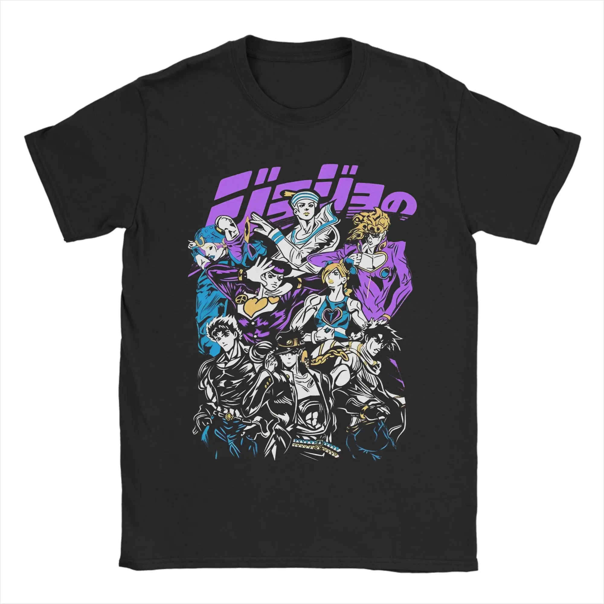 Летняя футболка JJBA Anime Fanart J-Jojos maga для мужчин и женщин, футболка из 100% хлопка, топы с короткими рукавами
Летняя футболка JJBA Anime Fanart J-Jojos maga для мужчин и женщин, футболка из 100% хлопка, топы с короткими рукавами
