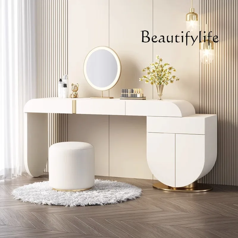 Light luxury rock slab dresser simple small apartment desk chest dresser integrated makeup table
Light luxury rock slab dresser simple small apartment desk chest dresser integrated makeup table