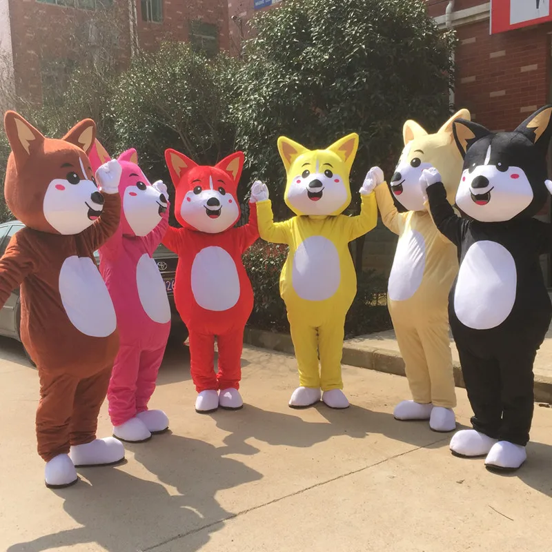 Dog Mascot Costume Pure Color Fancy Outfit Colorful Dog Dress Adult Size Little Colorful Dog
Dog Mascot Costume Pure Color Fancy Outfit Colorful Dog Dress Adult Size Little Colorful Dog