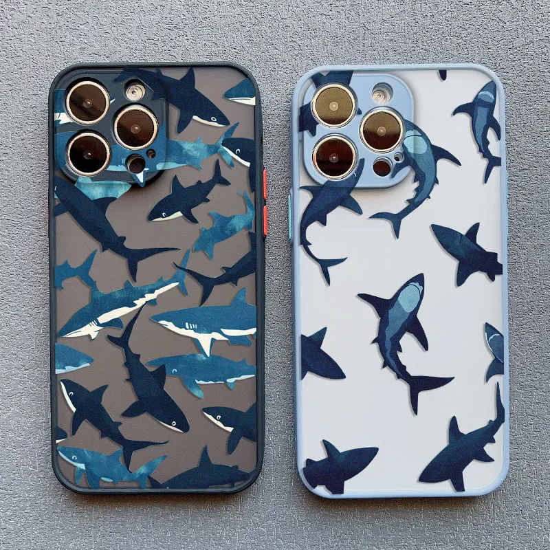 Ocean Shark In Groups Phone Case For IPhone 16 15 14 Pro Max Plus 13 11 12 Pro Max Mini 7 8 Plus SE2 X XR XS Shockproof Covers
Ocean Shark In Groups Phone Case For IPhone 16 15 14 Pro Max Plus 13 11 12 Pro Max Mini 7 8 Plus SE2 X XR XS Shockproof Covers