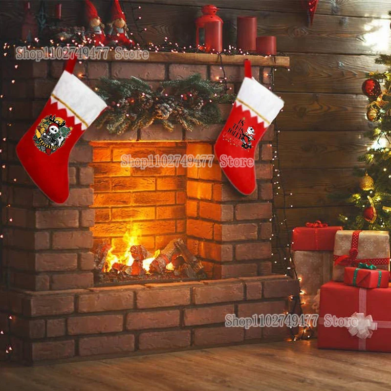 Disney The Nightmare Before Christmas Socks Festival Pendant Atmosphere Decoration Jack Skellington Xmas Gift Candy Bag
Disney The Nightmare Before Christmas Socks Festival Pendant Atmosphere Decoration Jack Skellington Xmas Gift Candy Bag