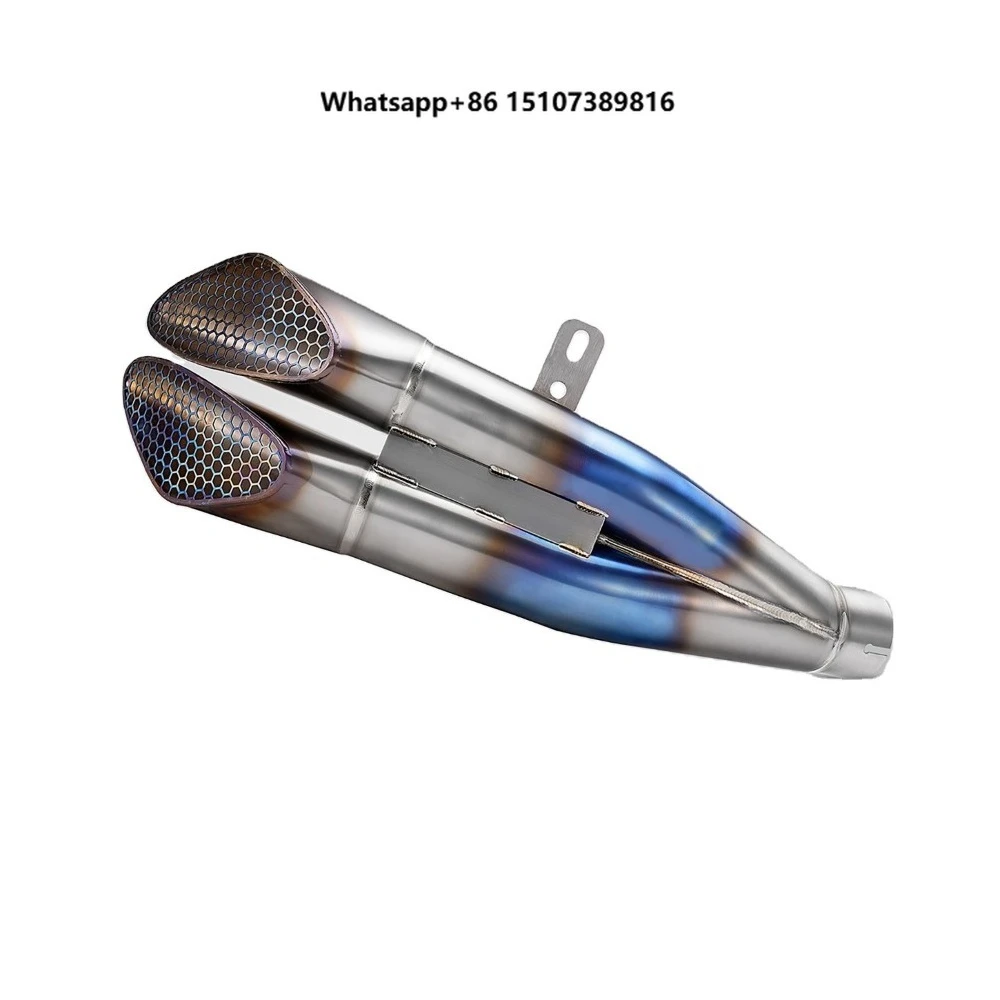 New Titanium Honeycomb Forged Muffler Slip-On Motorcycle Exhaust Kit for ZX10R ZX-10R 2021-2024
New Titanium Honeycomb Forged Muffler Slip-On Motorcycle Exhaust Kit for ZX10R ZX-10R 2021-2024
