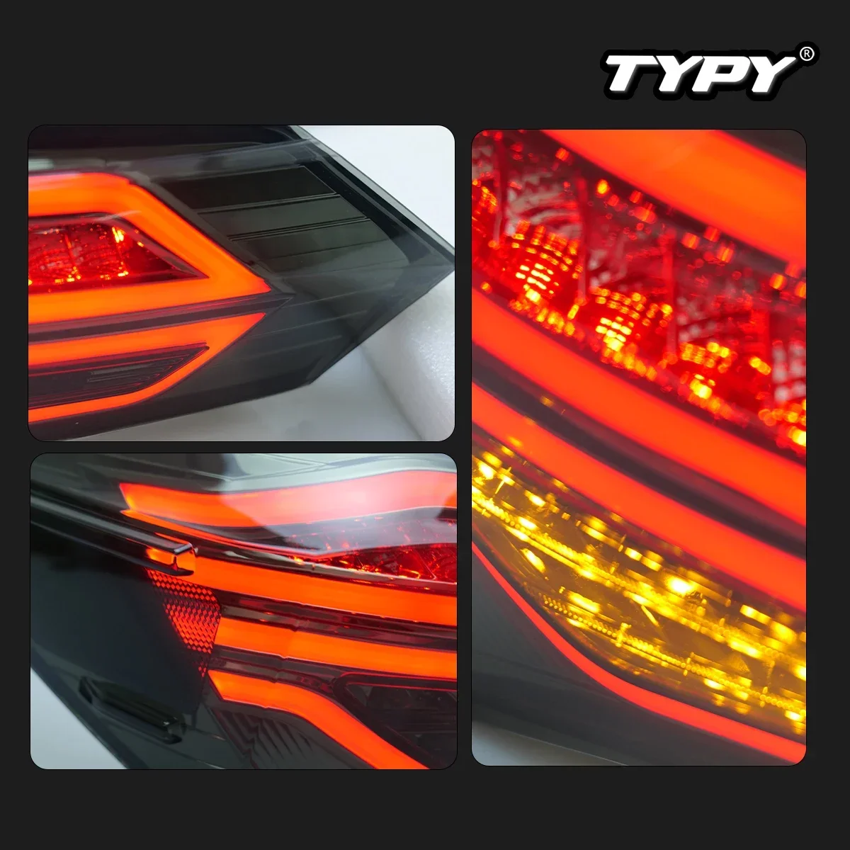 TYPY New LED Tail Lamp Upgrade Modified For Toyota Corolla Taillight2014-2018Taillight Dynamic Signal Tail Lamp Auto Accessories
TYPY New LED Tail Lamp Upgrade Modified For Toyota Corolla Taillight2014-2018Taillight Dynamic Signal Tail Lamp Auto Accessories