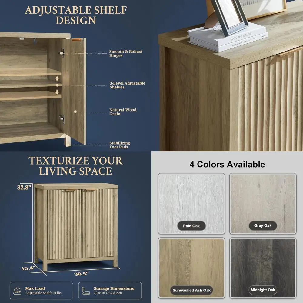 rd Storage Sideboard Buet with Adjustable Shelves, Multiunctional ole Cabinet Set o 2 (Sunwashed Ash Oak)
rd Storage Sideboard Buet with Adjustable Shelves, Multiunctional ole Cabinet Set o 2 (Sunwashed Ash Oak)