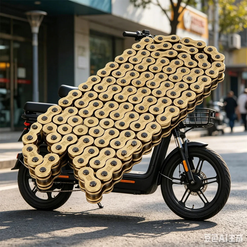 1pc E-bike Chain For Surron For UltraBee Electric Bicycle Heavy Duty 520 96/120 Links Golden Oil-sealed Chain Replace Accessory
1pc E-bike Chain For Surron For UltraBee Electric Bicycle Heavy Duty 520 96/120 Links Golden Oil-sealed Chain Replace Accessory