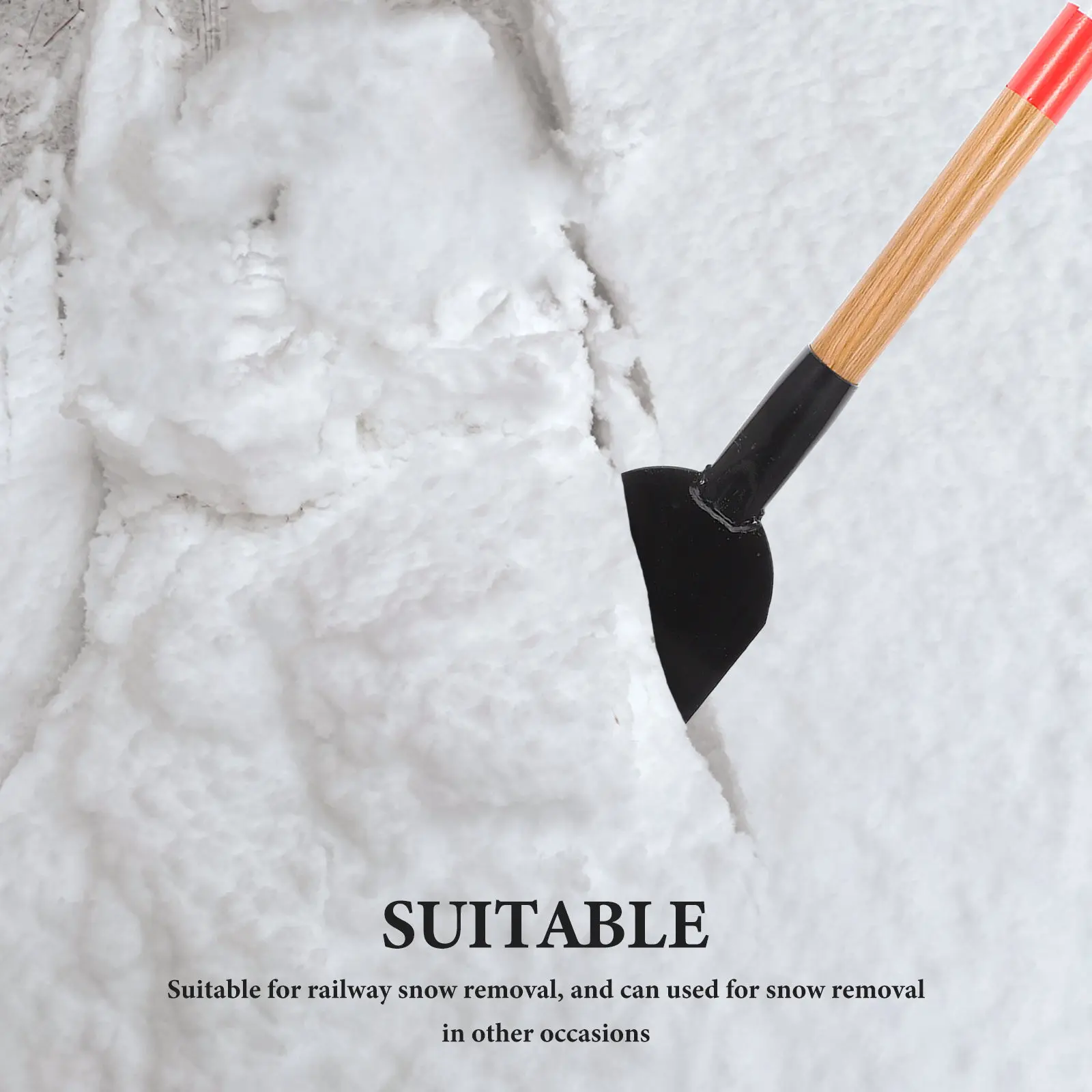 Heavy-Duty Railway Shovel Long Wooden Handle Snow Ice Removal Tool Garden Spade Winter Outdoor Use Winter Snow Shovel
Heavy-Duty Railway Shovel Long Wooden Handle Snow Ice Removal Tool Garden Spade Winter Outdoor Use Winter Snow Shovel