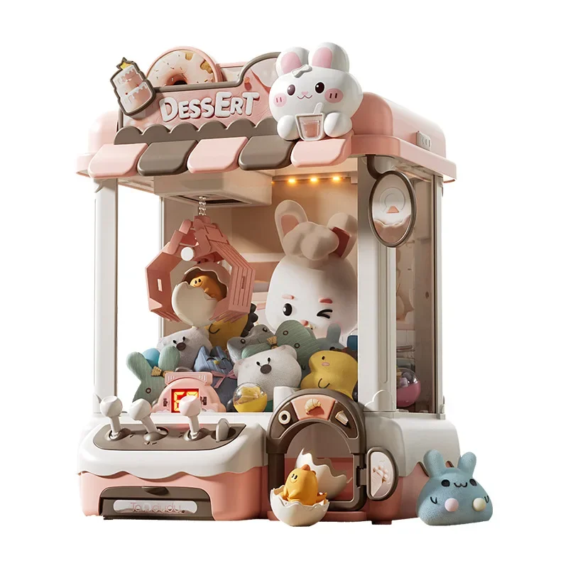 DIY Doll Machine Kids Coin Operated Play Game Mini Claw Catch Toy Crane Machines Music Doll Children Xmas Gifts Toy Boy Gril
DIY Doll Machine Kids Coin Operated Play Game Mini Claw Catch Toy Crane Machines Music Doll Children Xmas Gifts Toy Boy Gril